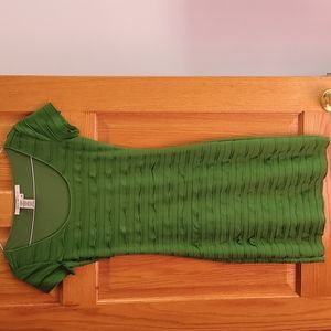 Max Studio green tiered dress. Size XS